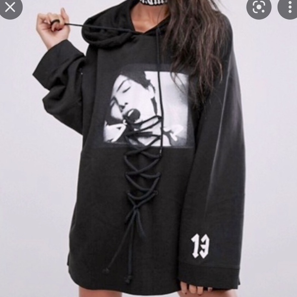 Fenty Puma by Rihanna Black Hoodie